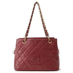 Chanel Chain Tote Bag with Coco Mark, Matelasse and Caviar Skin, A15688, CHAN...